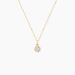 Collier Tahera Or Jaune Oxyde De Zirconium - Colliers Femme | Histoire d&rsquo;Or
