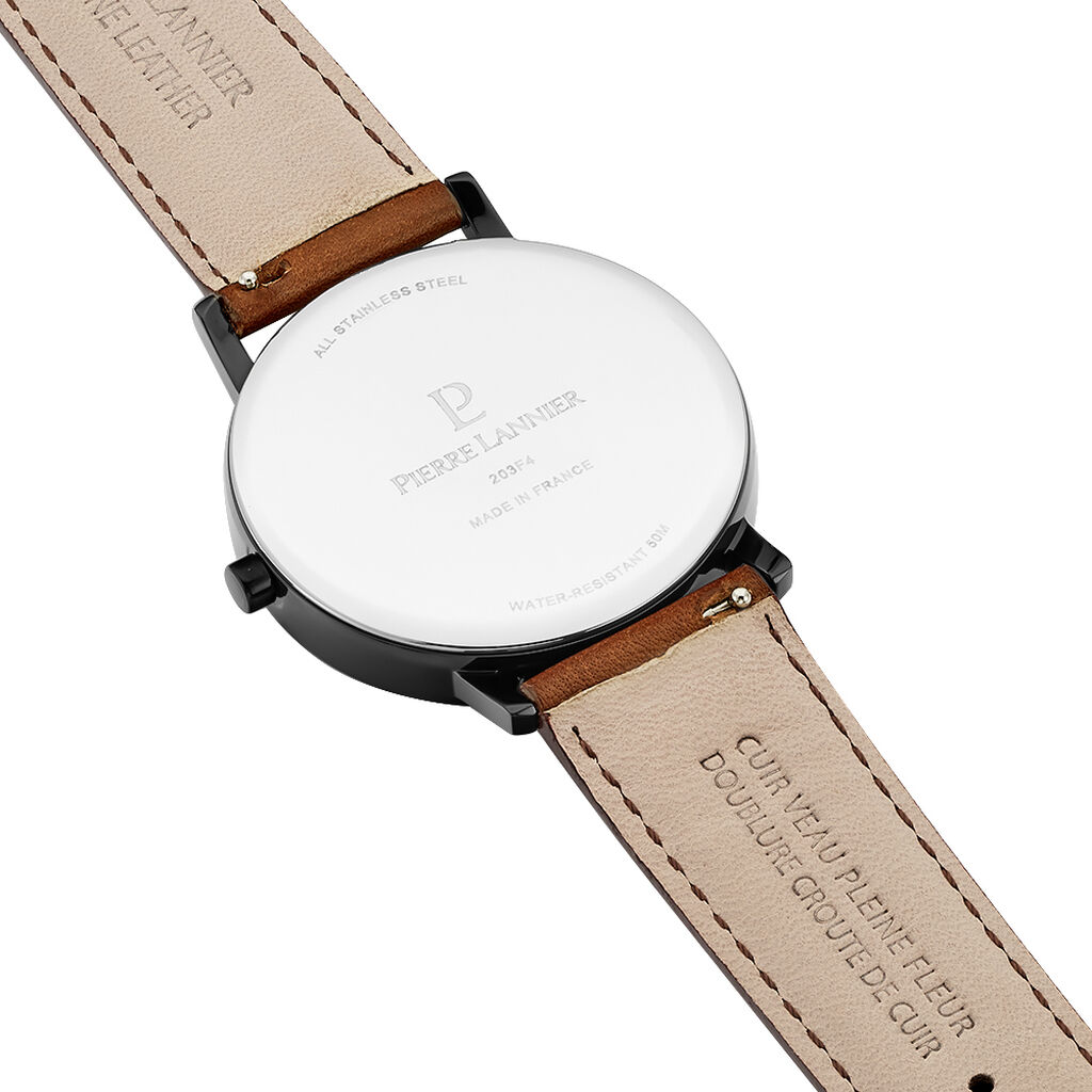 Montre Pierre Lannier Collection Cityline Noir - Montres Homme | Histoire d&rsquo;Or