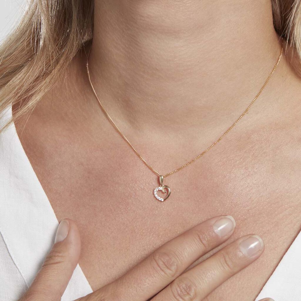 Pendentif Aereda Or Jaune Oxyde De Zirconium - Pendentifs Femme | Histoire d’Or