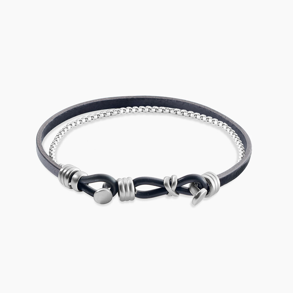 Bracelet Jourdan Arpad Acier Argenté - Nouveautés bijoux Homme | Histoire d’Or