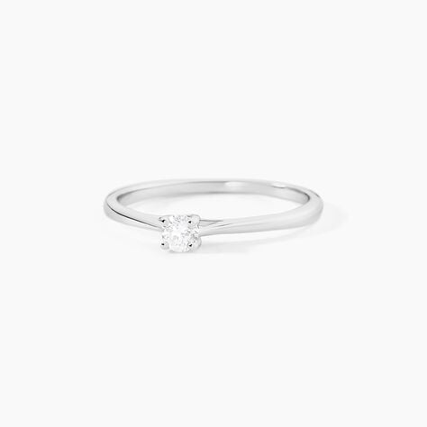 Bague Solitaire Aphrodite Or Blanc Diamant - Bagues solitaires Femme | Histoire d’Or