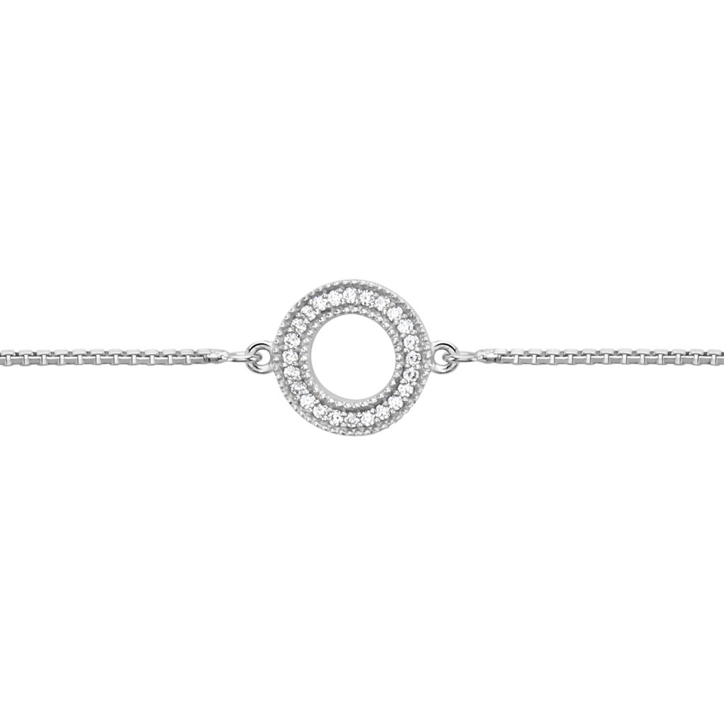 Bracelet Argent Blanc Anrai Oxydes De Zirconium - Bracelets Femme | Histoire d’Or