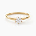 Bague Solitaire Samantha Or Jaune Diamant - Bagues solitaires Femme | Histoire d’Or