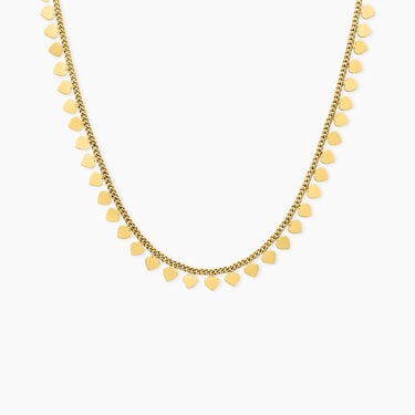 Collier Eva Acier Jaune