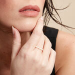 Bague Infini Pop Argent Jaune Oxyde De Zirconium - Bagues solitaires Femme | Histoire d&rsquo;Or