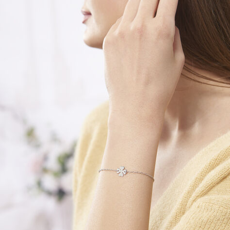 Bracelet Naomie Argent Blanc - Bracelets Femme | Histoire d’Or