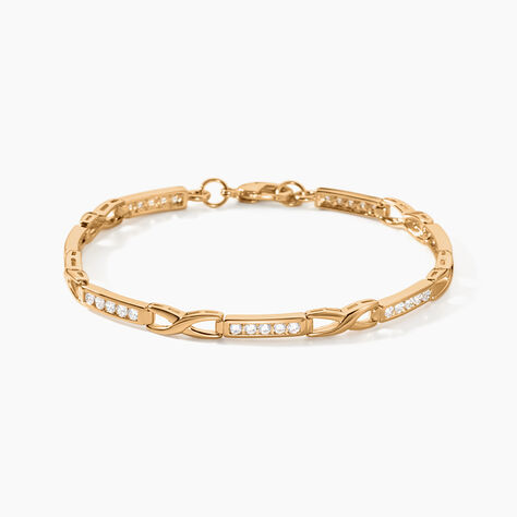 Bracelet Jonc Epiphanieae Plaqu&eacute; Or Jaune Oxyde De Zirconium - Bracelets Femme | Histoire d&rsquo;Or