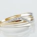 Bague Bodil Or Bicolore Diamant - Bagues avec pierre Femme | Histoire d’Or