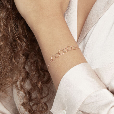 Bracelet Argent Rose Bulle - Bracelets Femme | Histoire d’Or