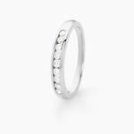 Alliance Giulia Or Blanc Diamant - Alliances Femme | Histoire d&rsquo;Or