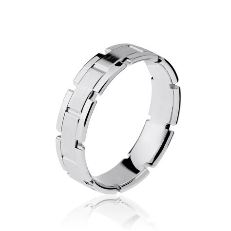 Alliance Maille Or Blanc - Alliances Unisex | Histoire d&rsquo;Or
