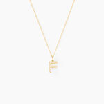 Pendentif Lettre F Or Jaune Oxyde - Pendentifs Famille | Histoire d&rsquo;Or