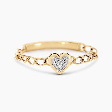 Bague Mahe Or Jaune Diamant - Bagues avec pierre Femme | Histoire d’Or