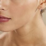 Boucles D'oreilles Puces Antonia Or Rose Morganite Et Diamant - Clous d'oreilles Femme | Histoire d&rsquo;Or