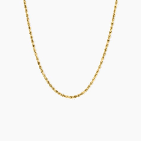 Chaine Ambra Acier Jaune -  Femme | Histoire d’Or