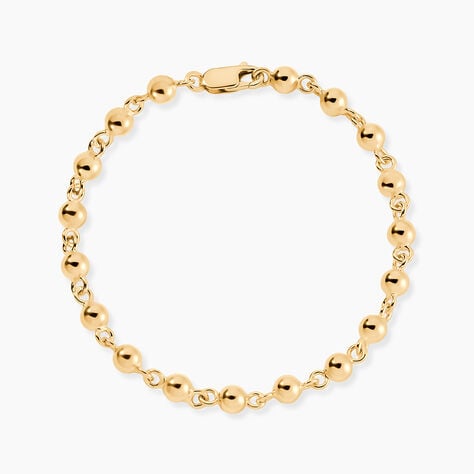 Bracelet Diona Maille Boule Or Jaune - Bracelets cha&icirc;ne Femme | Histoire d&rsquo;Or