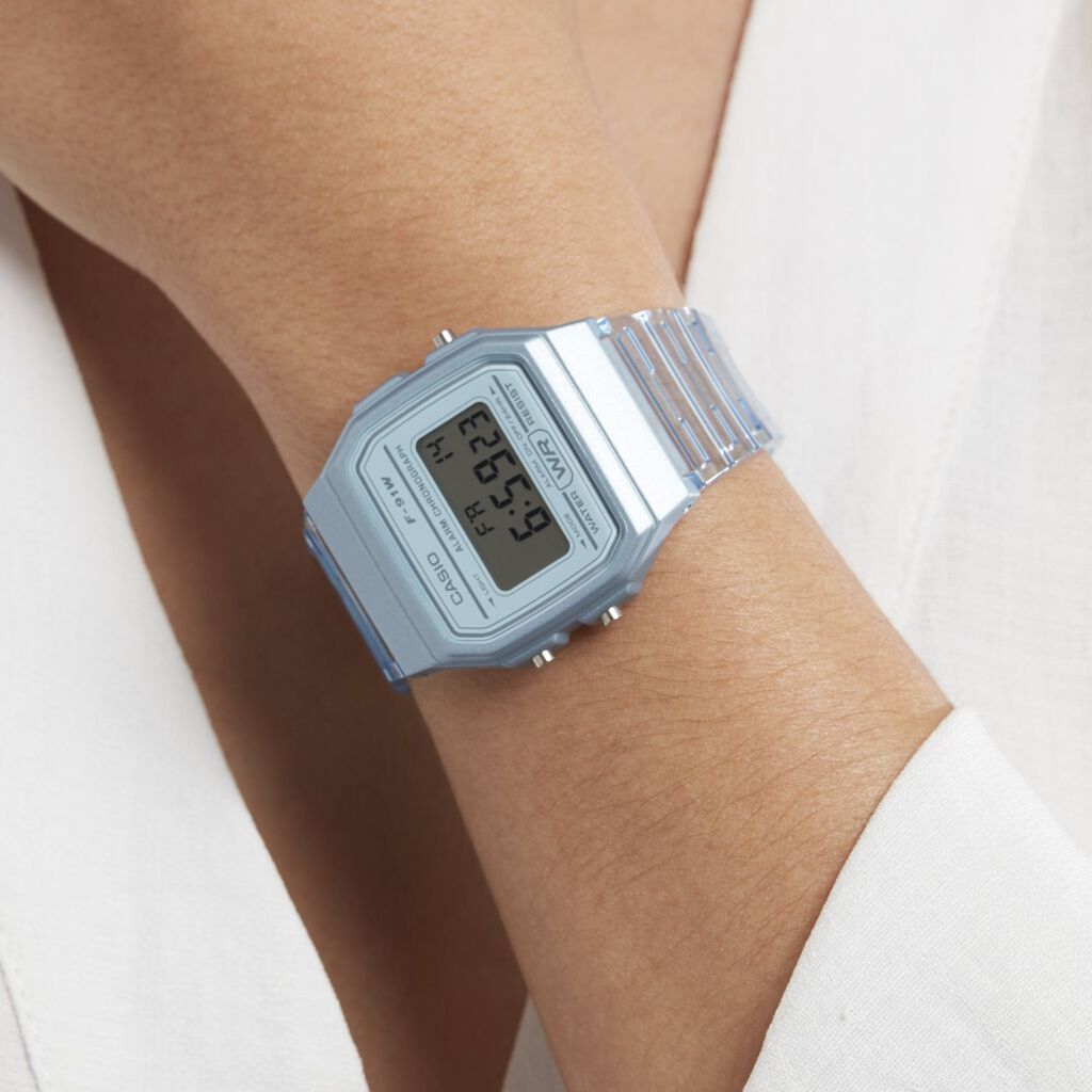 Montre Casio Collection Vintage Edgy Bleu - Montres Unisex | Histoire d’Or