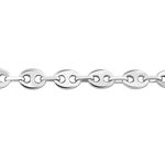Bracelet Carrus Maille Grain De Cafe Argent Blanc - Bracelets cha&icirc;ne Homme | Histoire d&rsquo;Or