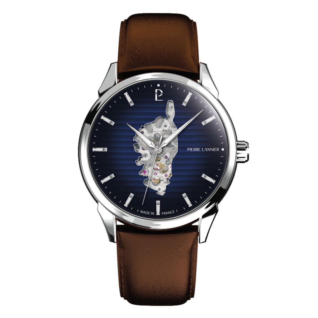 Montre Pierre Lannier Monarck Bleu - Montres Homme | Histoire d&rsquo;Or