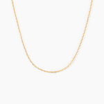 Cha&icirc;ne Igoa Maille For&ccedil;at Diamantee Or Jaune - Chaines Femme | Histoire d&rsquo;Or