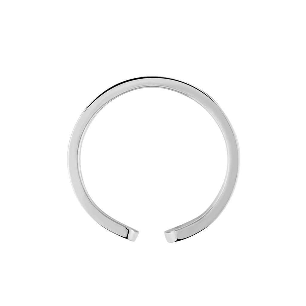 Bague Ajustable Abram Acier Blanc - Bagues fantaisie Femme | Histoire d’Or