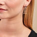 Boucles D'oreilles Pendantes Gold Chandelier Plaqué Or Oxyde Zirconium - Boucles d'oreilles pendantes Femme | Histoire d’Or