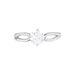 Bague Solitaire Essie Argent Blanc Oxyde De Zirconium - Bagues solitaires Femme | Histoire d’Or