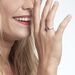 Bague Or Blanc Fany Améthyste Oxydes De Zirconium - Bagues Coeur Femme | Histoire d’Or