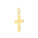 Pendentif Damian Croix Or Jaune - Pendentifs Baptême Famille | Histoire d’Or