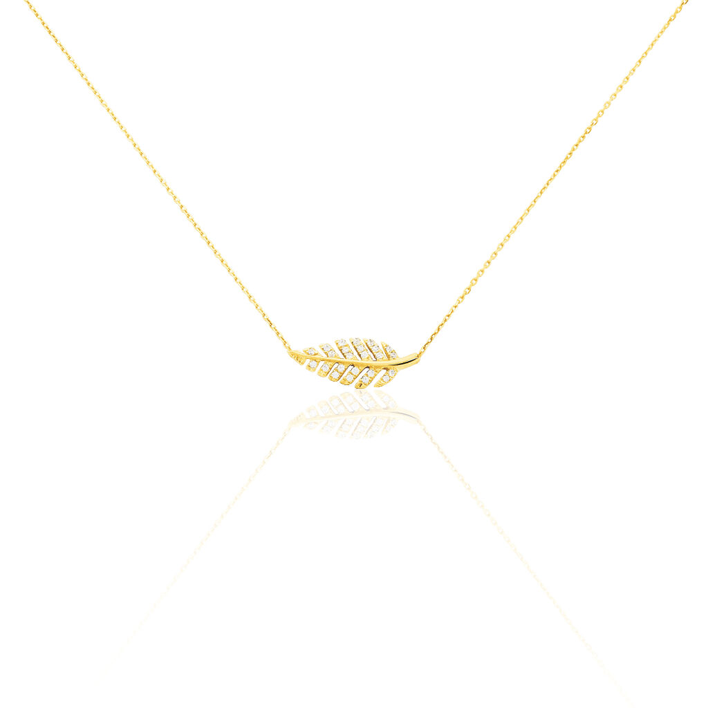 Collier Tourkia Or Jaune Oxyde De Zirconium - Colliers Femme | Histoire d’Or