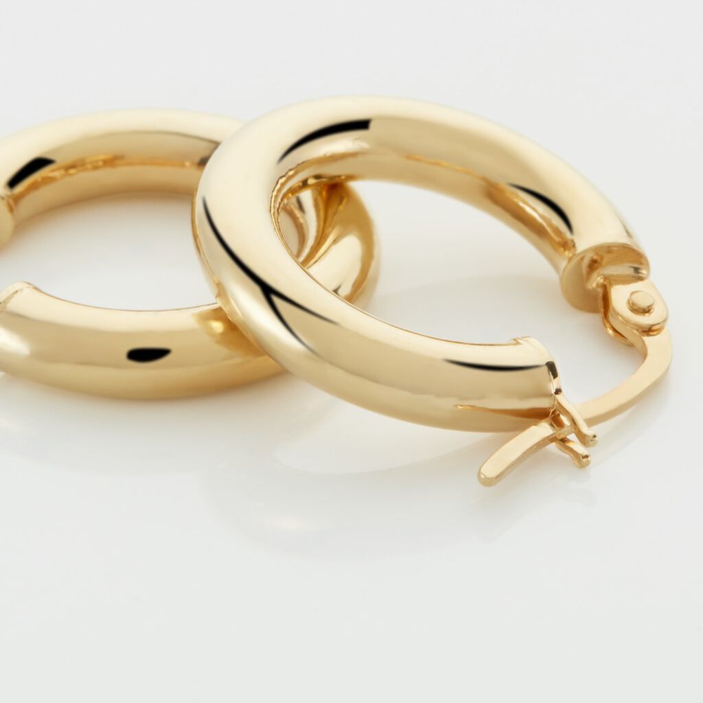 Créoles Ajania Or Jaune - Boucles d'oreilles créoles Femme | Histoire d’Or