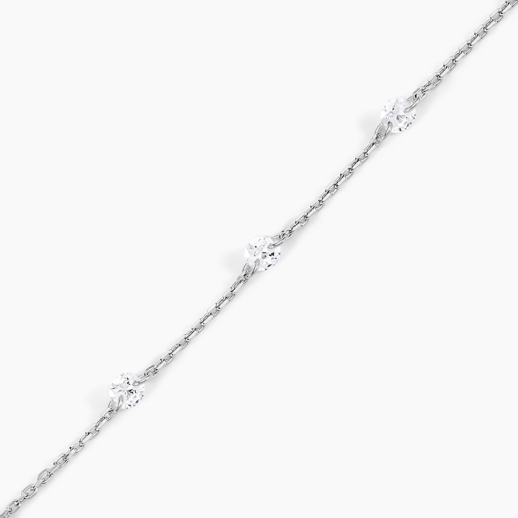 Bracelet Noha Argent Blanc Oxyde De Zirconium - Nouveautés Femme | Histoire d’Or