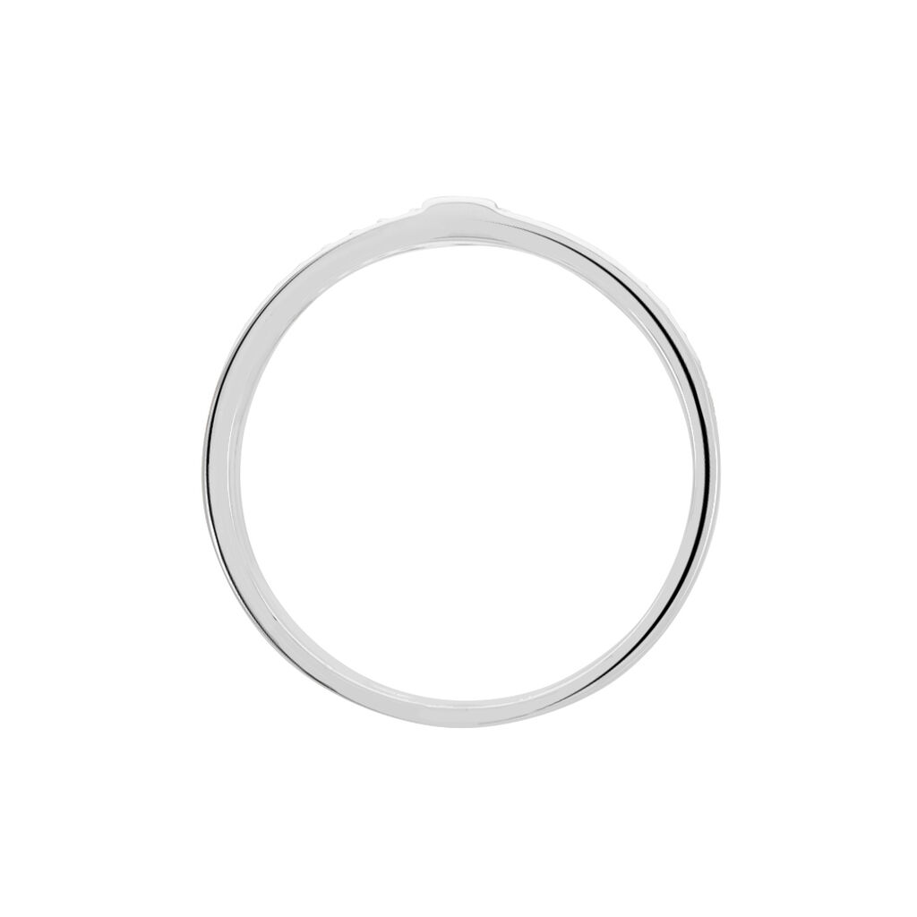 Bague Kirsten Argent Blanc Oxyde De Zirconium - Bagues avec pierre Femme | Histoire d’Or
