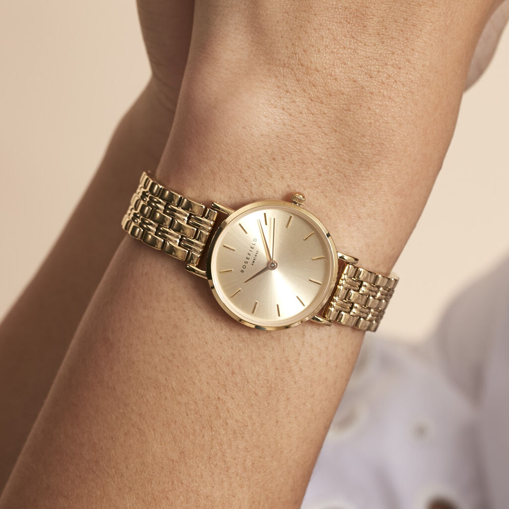 Montre Rosefield Small Edit Champagne - Montres Femme | Histoire d’Or