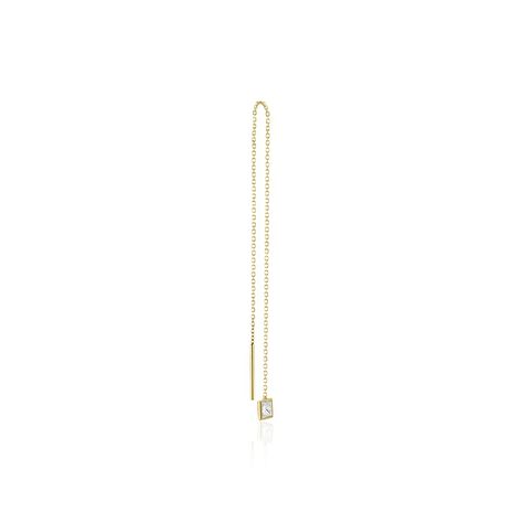 Boucle D'oreille Pendante Unitaire Or Jaune Douceur Oxydes - Boucles d'oreilles pendantes Femme | Histoire d’Or