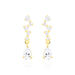 Boucles D'oreilles Pendantes Cegolene Or Jaune Oxyde De Zirconium - Boucles d'oreilles pendantes Femme | Histoire d’Or