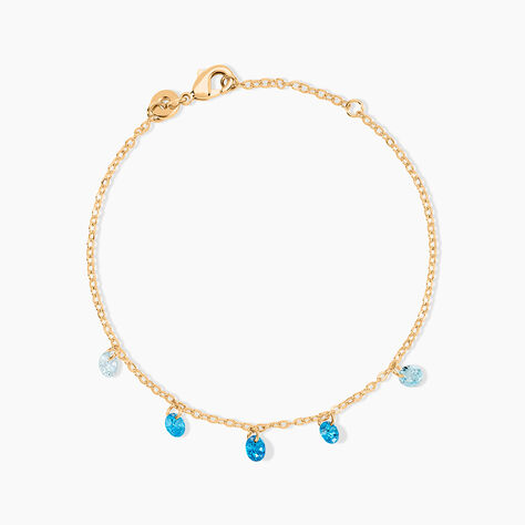 Bracelet Myosothis Plaqu&eacute; Or Pierres - Bracelets Femme | Histoire d&rsquo;Or
