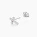 Boucles D'oreilles Puces Laurice Argent Blanc Oxyde De Zirconium - Boucles d'oreilles fantaisie Femme | Histoire d’Or