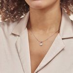 Collier Pascalin Argent Blanc Oxyde De Zirconium - Colliers fantaisie Femme | Histoire d&rsquo;Or