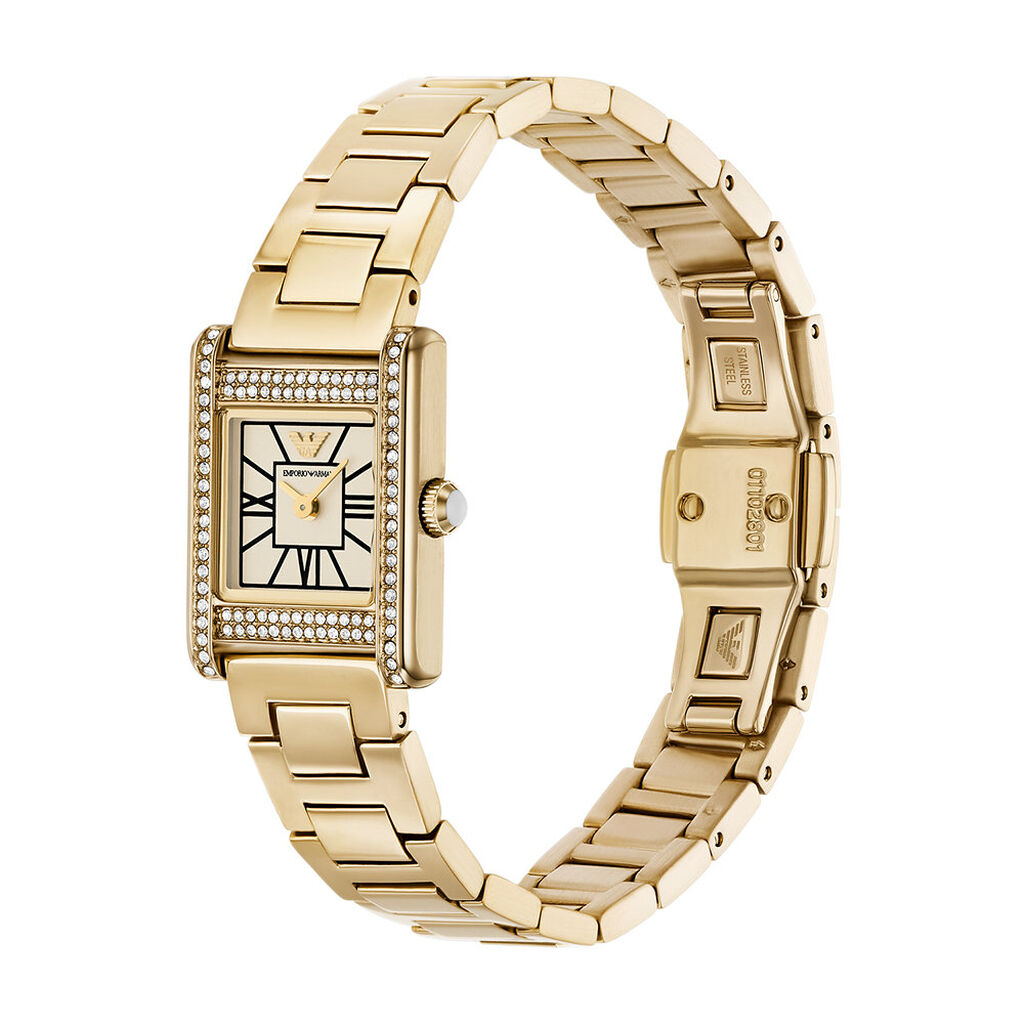 Montre Emporio Armani Blanc - Id&eacute;es cadeaux Femme | Histoire d&rsquo;Or