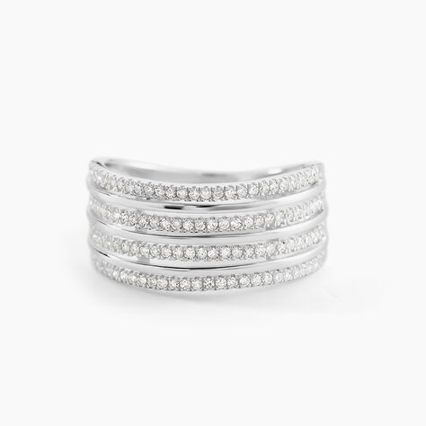 Bague Rayanna Or Blanc Diamant - Bagues avec pierre Femme | Histoire d&rsquo;Or