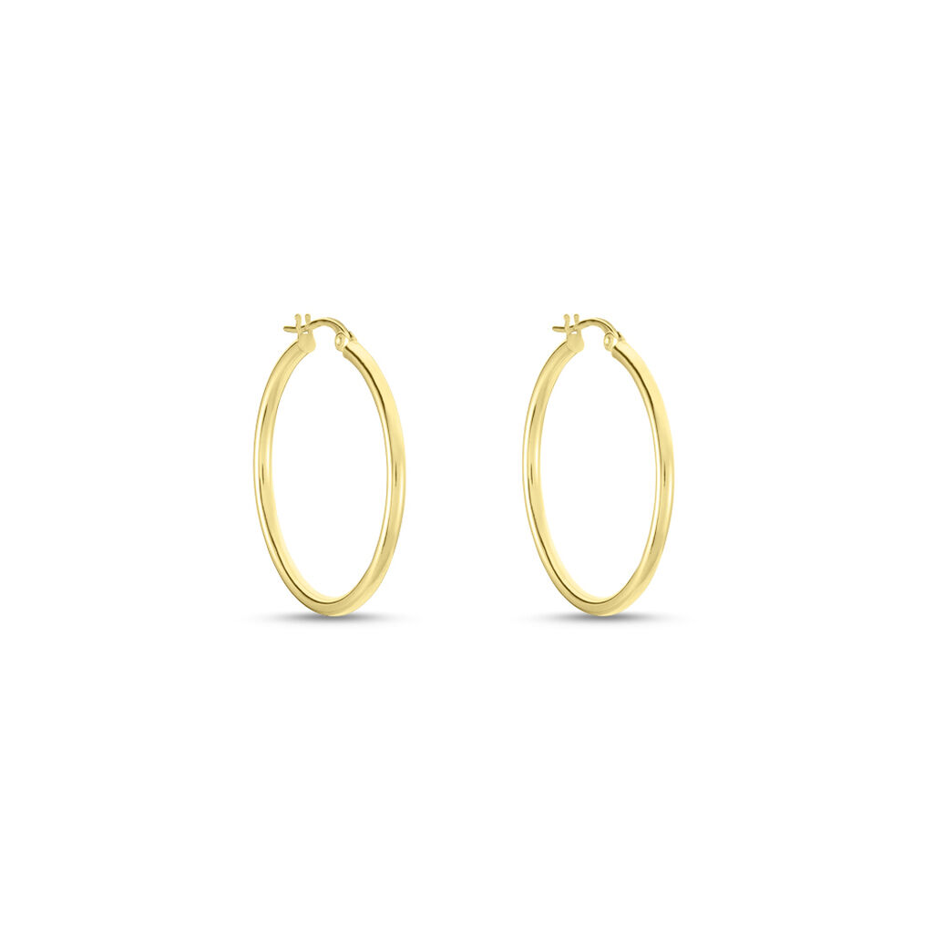Créoles Verania Or Jaune - Boucles d'oreilles créoles Femme | Histoire d’Or