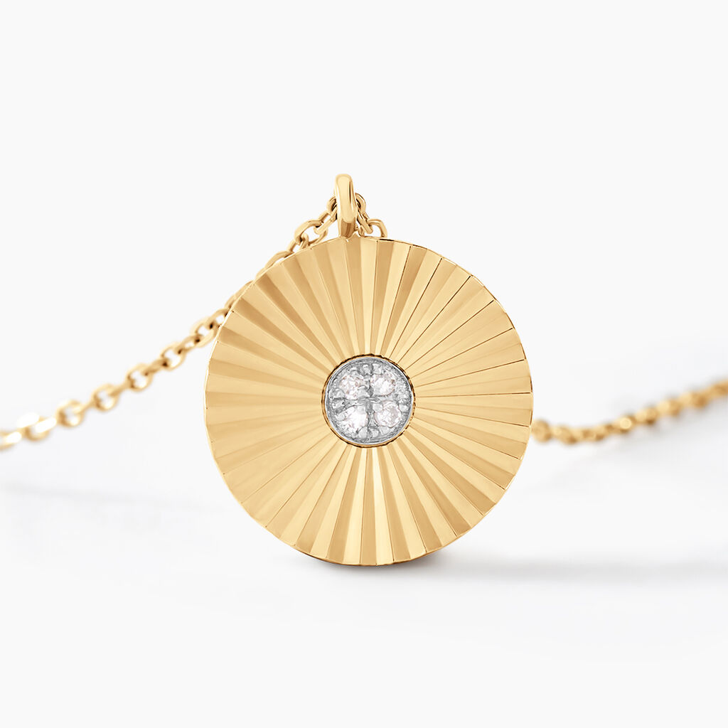 Collier Diamantae Or Jaune Diamant - Colliers Femme | Histoire d’Or