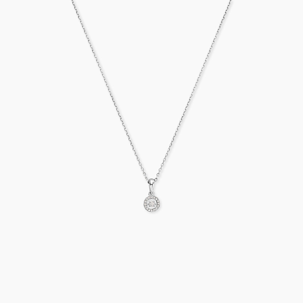 Collier Domitia Or Blanc Diamant - Colliers Femme | Histoire d&rsquo;Or