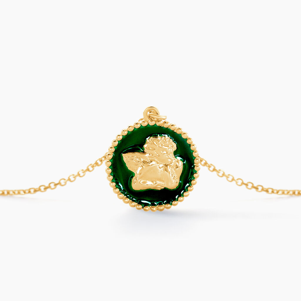 Collier Angel Or Jaune - Cadeaux de bapt&ecirc;me Famille | Histoire d&rsquo;Or