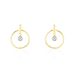 Boucles D'oreilles Or Jaune Adrienn Diamants - Clous d'oreilles Femme | Histoire d’Or
