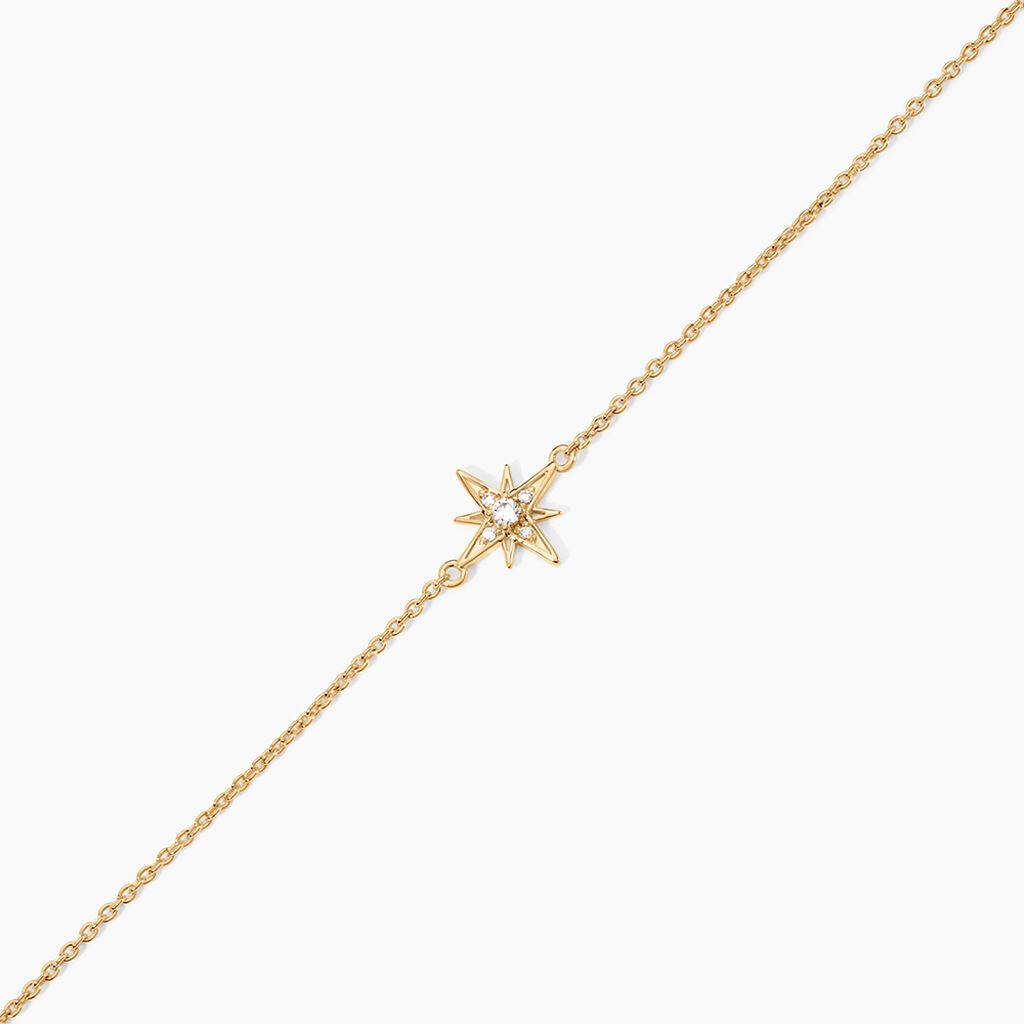 Bracelet Kazima Plaqué Or Oxydes De Zirconium - Bracelets Femme | Histoire d’Or