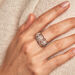 Bague Rosée Or Blanc Diamant - Bagues avec pierre Femme | Histoire d’Or