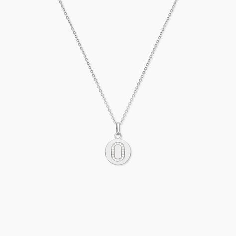 Collier Argent Eugenien Oxydes De Zirconium - Colliers fantaisie Femme | Histoire d’Or