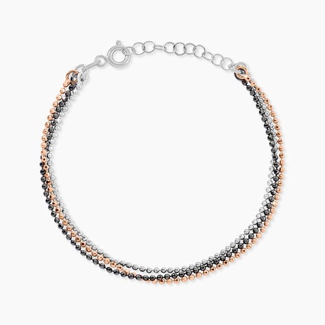 Bracelet Gabriela Argent Tricolore - Bracelets Femme | Histoire d&rsquo;Or